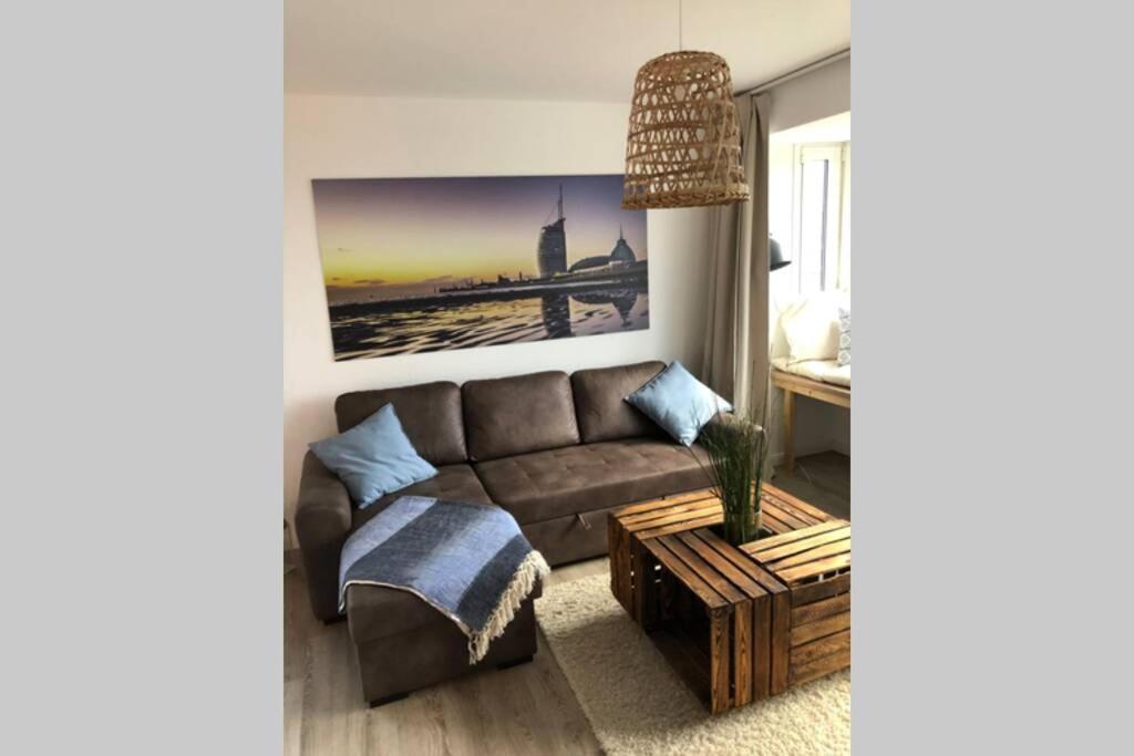 Yachtpanorama Weser Und Yachthafenblick 1 Zi 7Og Bremerhaven Eksteriør bilde